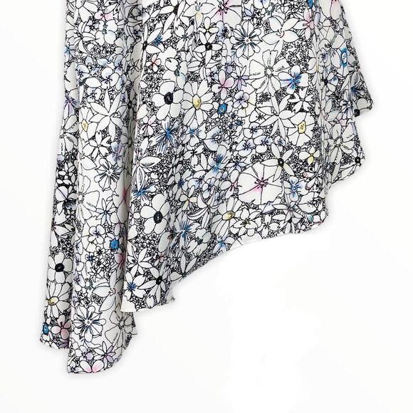 LIKELY • One-Shoulder Asymmetrical Floral Dress - Picture 7 of 14